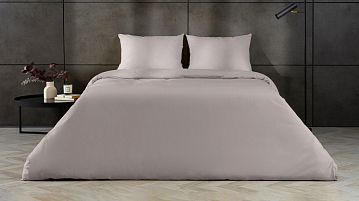 Комплект постельного белья без простыни Comfort Cotton (Комфорт Коттон) Светло-серый